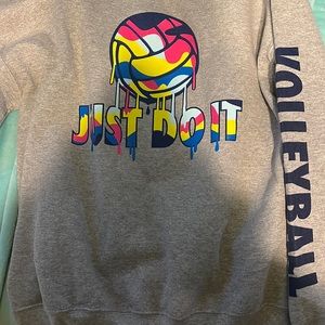 Cute customized nike volleyball sweatshirt